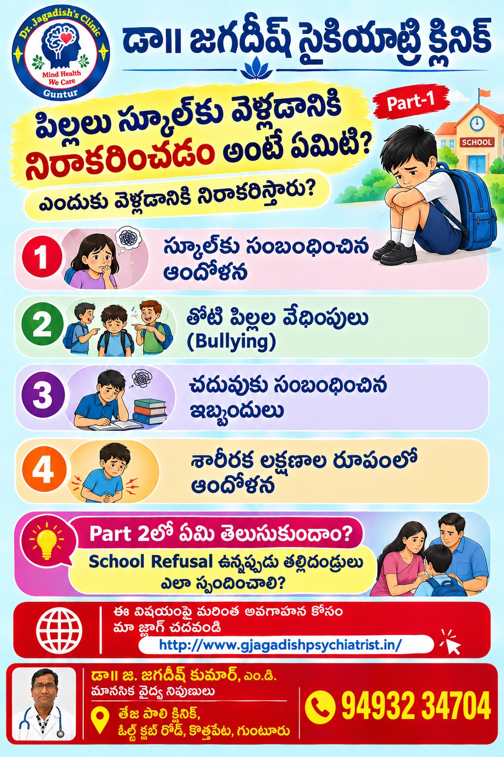 How Should Parents Handle School Refusal?
